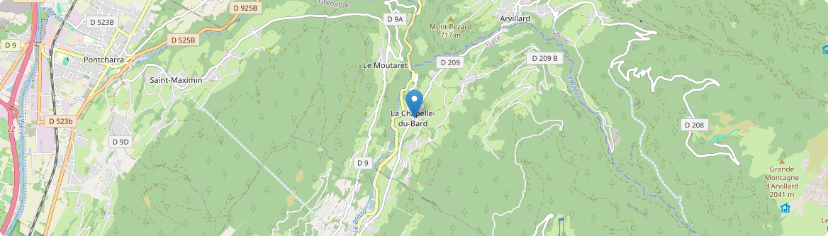 Chapelle-du-Bard - Carte