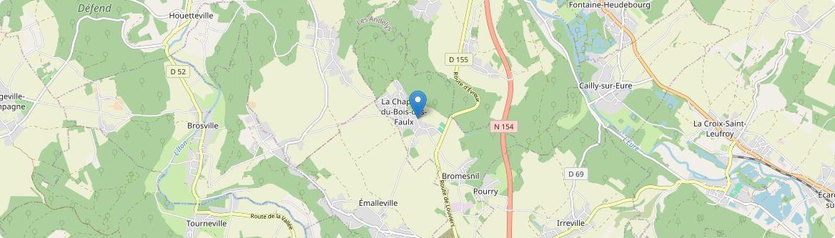 Chapelle-du-Bois-des-Faulx - Carte