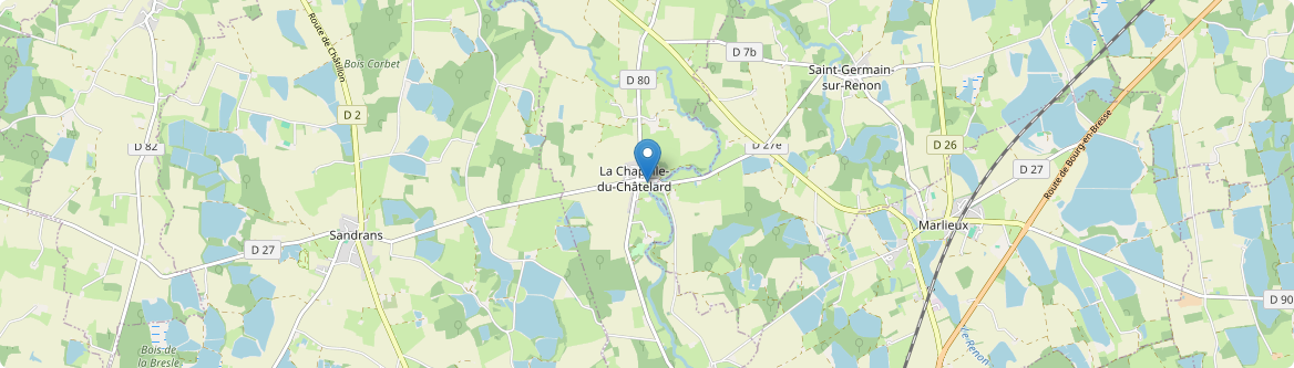 Chapelle-du-Châtelard - Carte