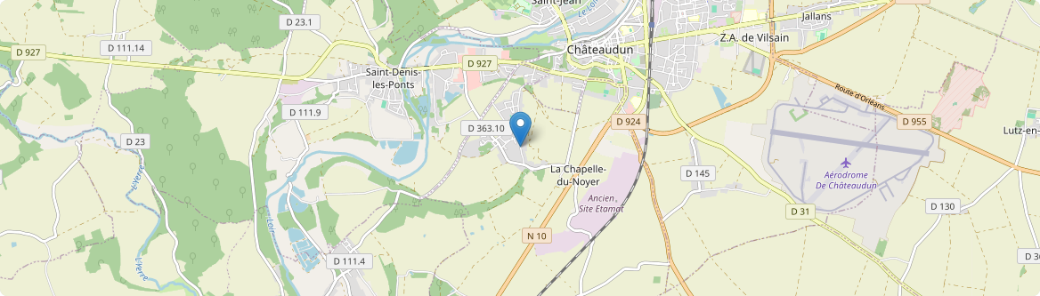 Chapelle-du-Noyer - Carte