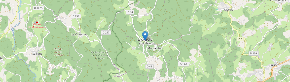 Chapelle-en-Lafaye - Carte