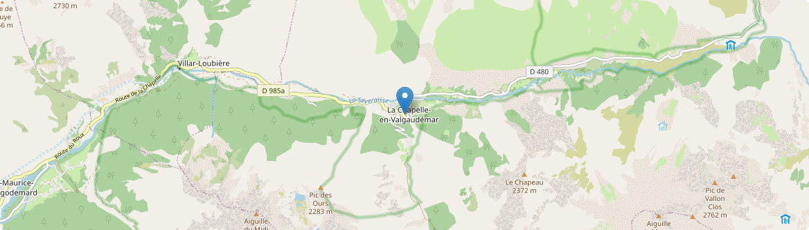 Chapelle-en-Valgaudémar - Carte