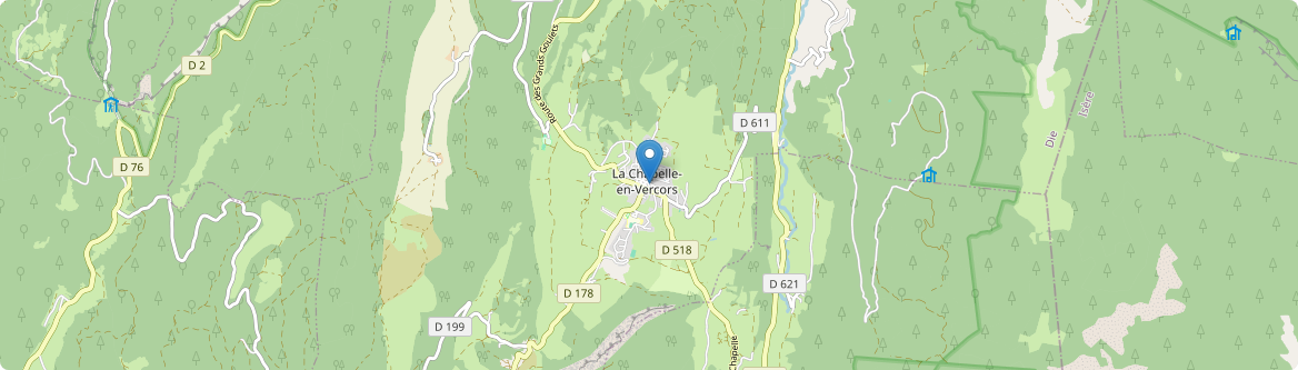 Chapelle-en-Vercors - Carte