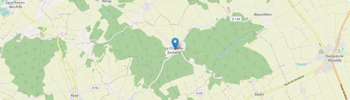 Chapelle-Enchérie - Carte