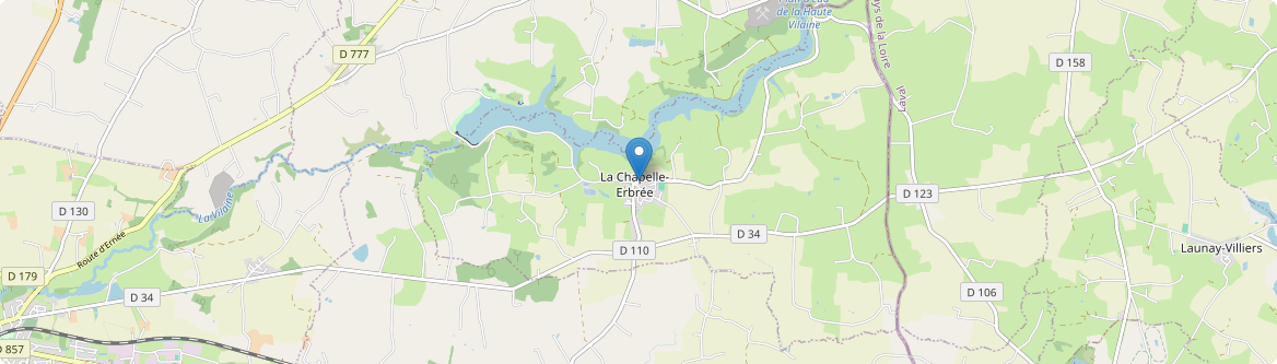 Chapelle-Erbrée - Carte