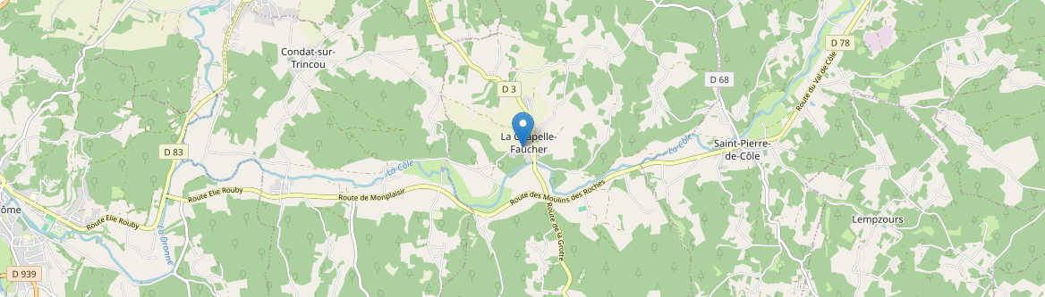 Chapelle-Faucher - Carte