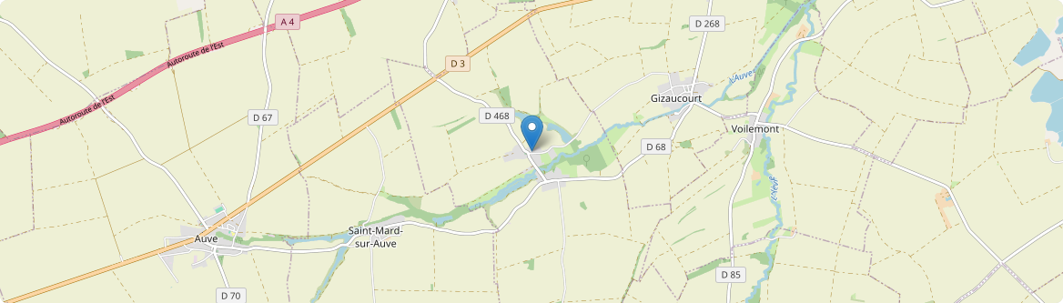 Chapelle-Felcourt - Carte
