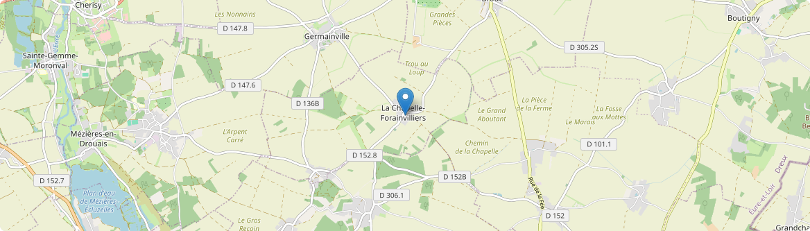 Chapelle-Forainvilliers - Carte