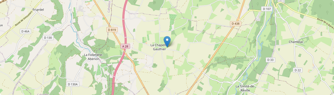 Chapelle-Gauthier - Carte