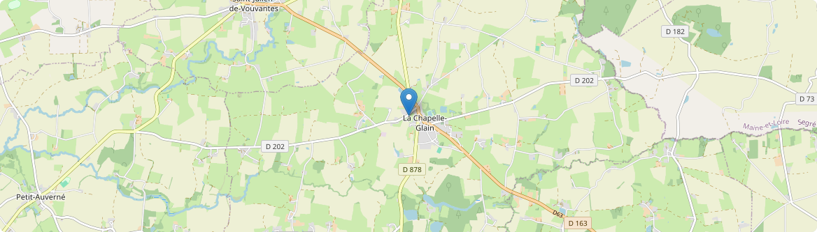 Chapelle-Glain - Carte