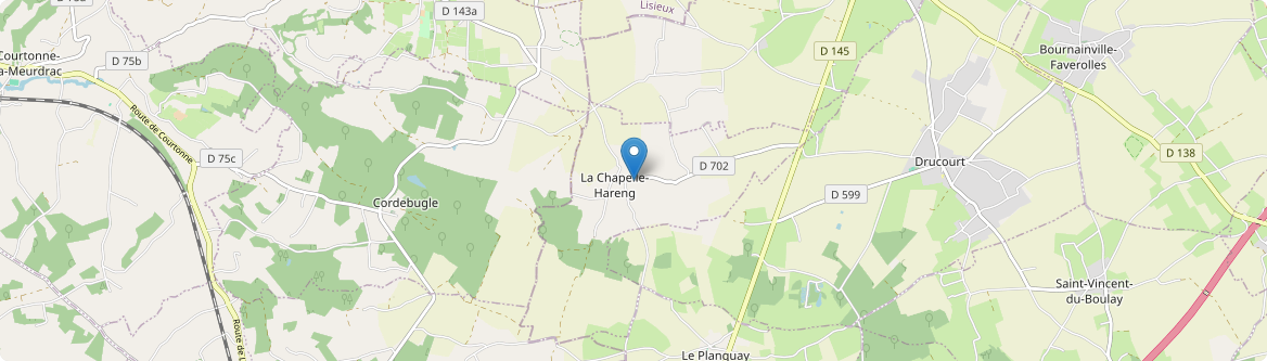 Chapelle-Hareng - Carte