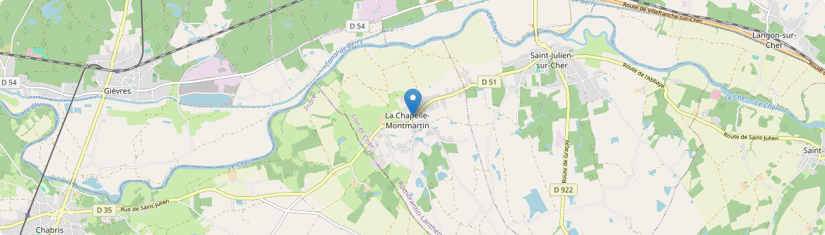 Chapelle-Montmartin - Carte