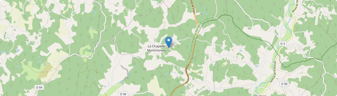 Chapelle-Montmoreau - Carte
