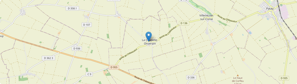Chapelle-Onzerain - Carte