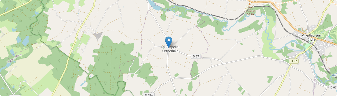 Chapelle-Orthemale - Carte