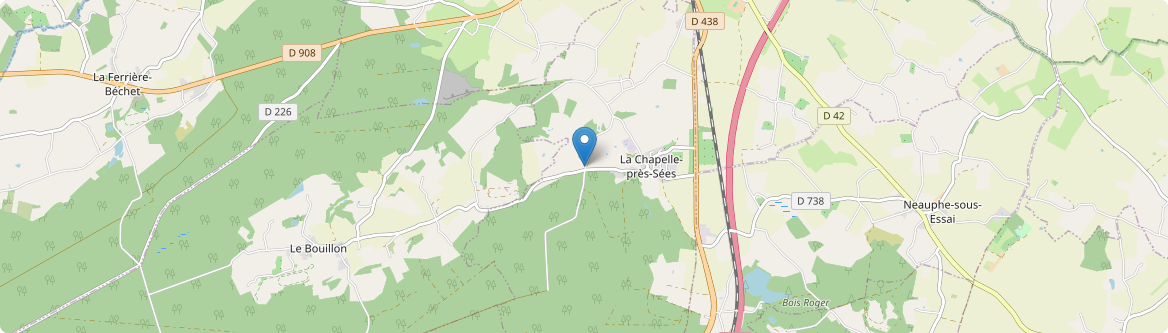 Chapelle-près-Sées - Carte
