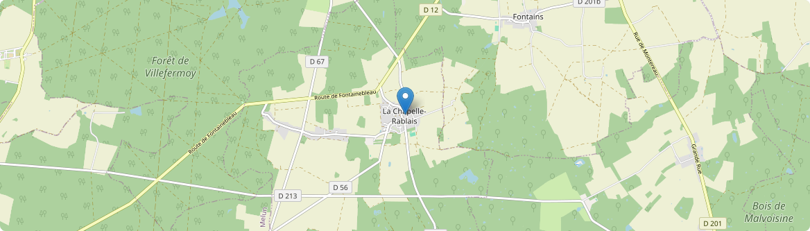 Chapelle-Rablais - Carte
