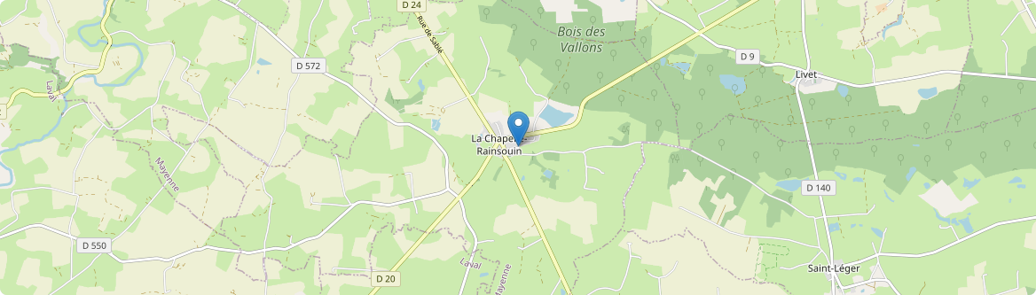 Chapelle-Rainsouin - Carte