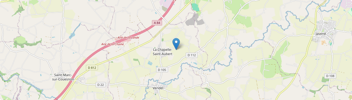 Chapelle-Saint-Aubert - Carte