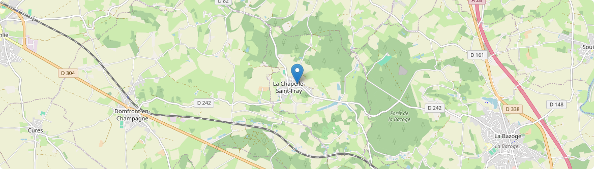 Chapelle-Saint-Fray - Carte
