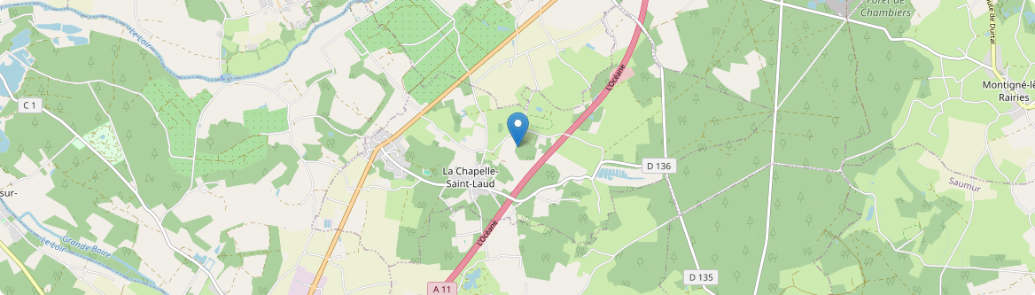 Chapelle-Saint-Laud - Carte