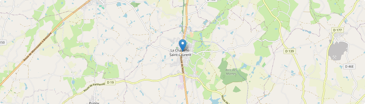 Chapelle-Saint-Laurent - Carte