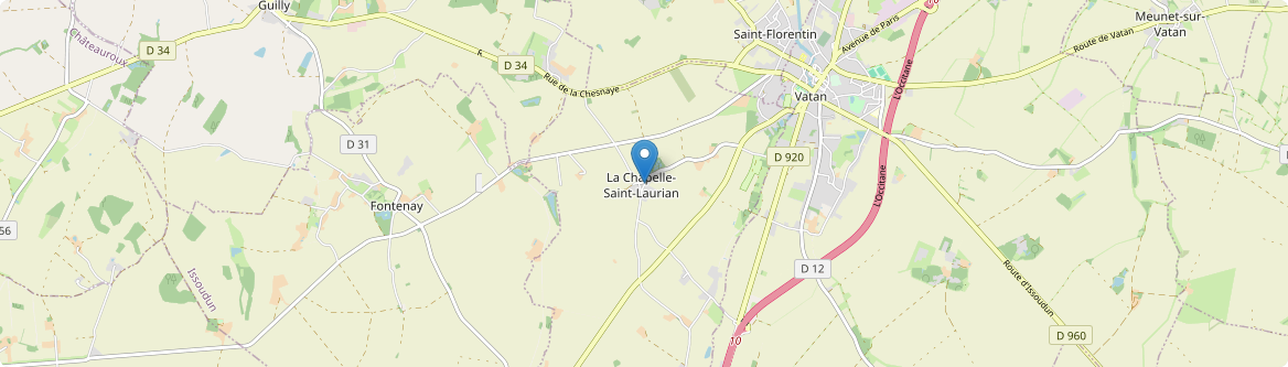 Chapelle-Saint-Laurian - Carte
