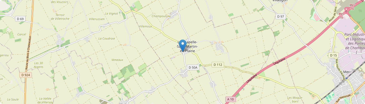 Chapelle-Saint-Martin-en-Plaine - Carte