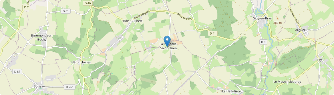 Chapelle-Saint-Ouen - Carte