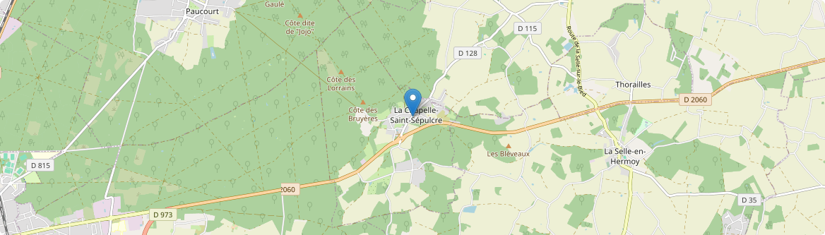 Chapelle-Saint-Sépulcre - Carte