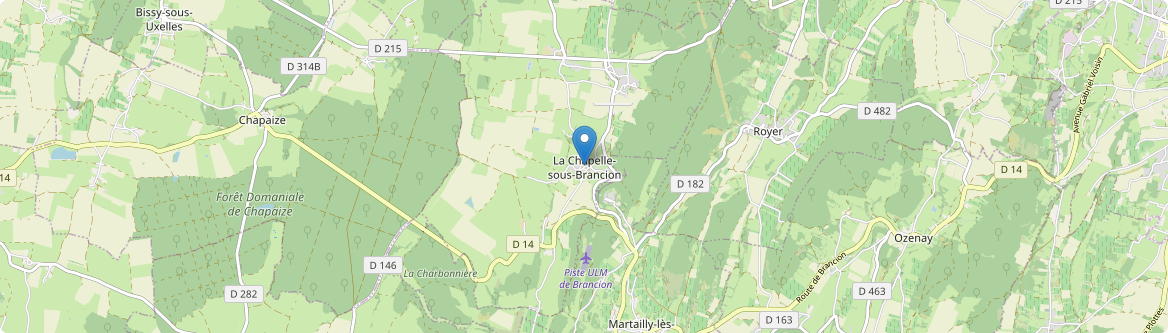 Chapelle-sous-Brancion - Carte