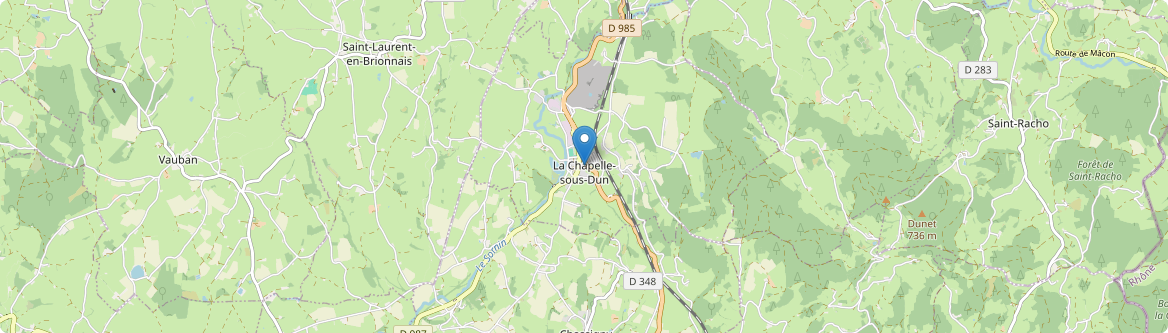 Chapelle-sous-Dun - Carte