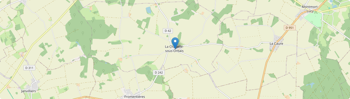 Chapelle-sous-Orbais - Carte