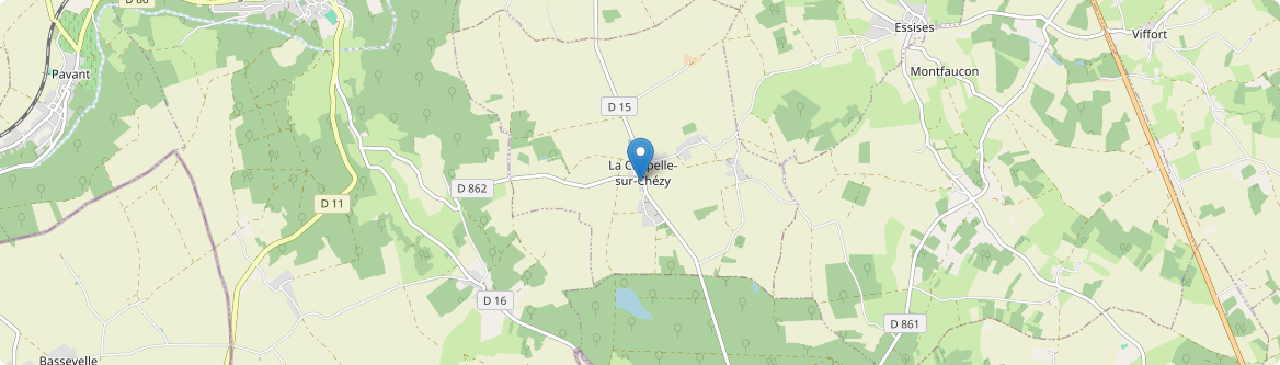 Chapelle-sur-Chézy - Carte