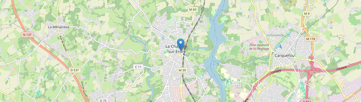 Chapelle-sur-Erdre - Carte