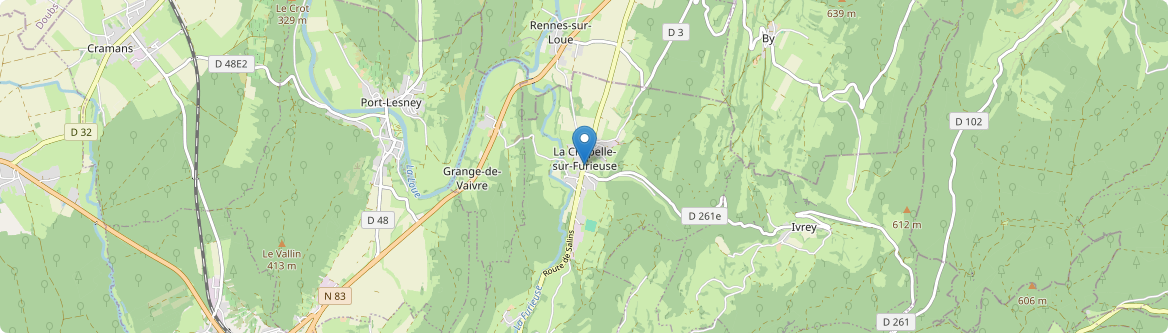 Chapelle-sur-Furieuse - Carte