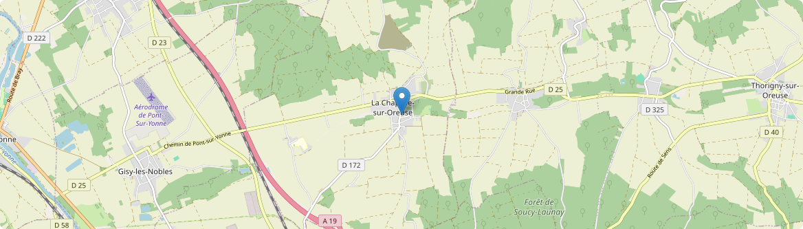 Chapelle-sur-Oreuse - Carte