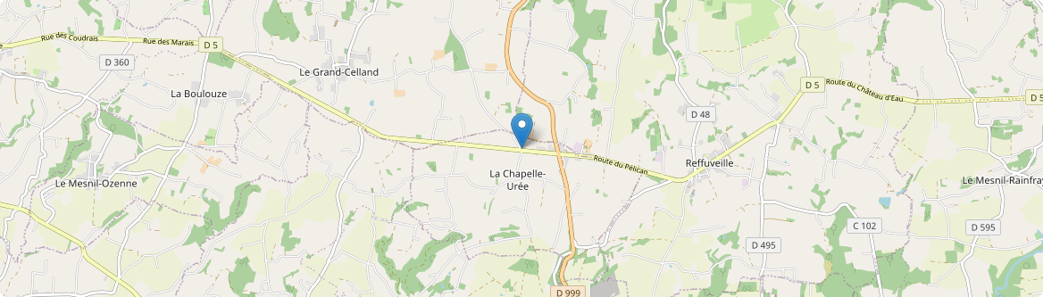 Chapelle-Urée - Carte