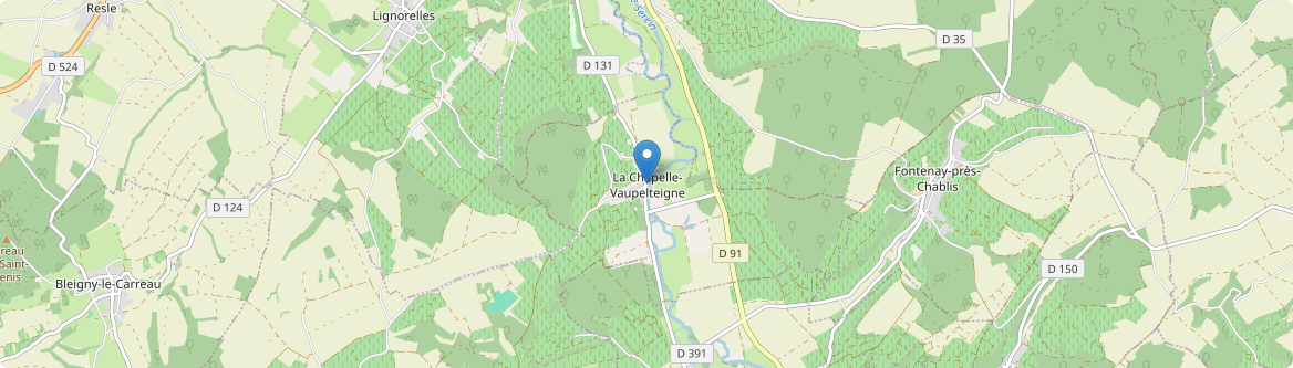 Chapelle-Vaupelteigne - Carte