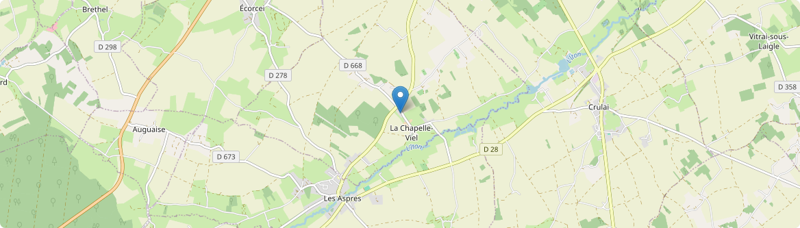 Chapelle-Viel - Carte