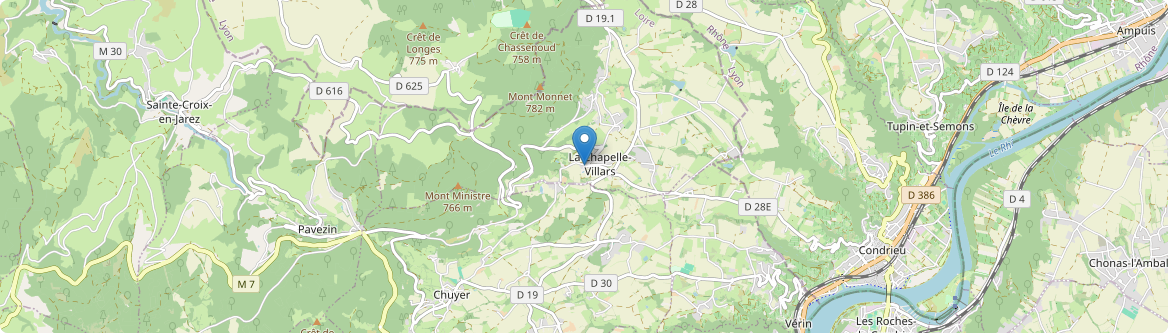 Chapelle-Villars - Carte