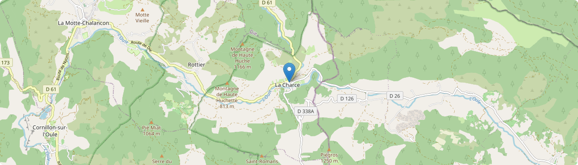 Charce - Carte