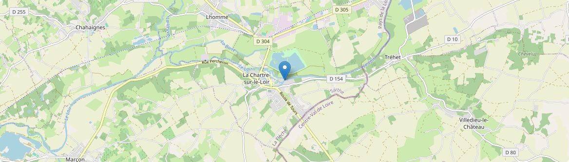 Chartre-sur-le-Loir - Carte