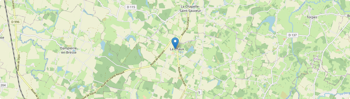 Chaux - Carte
