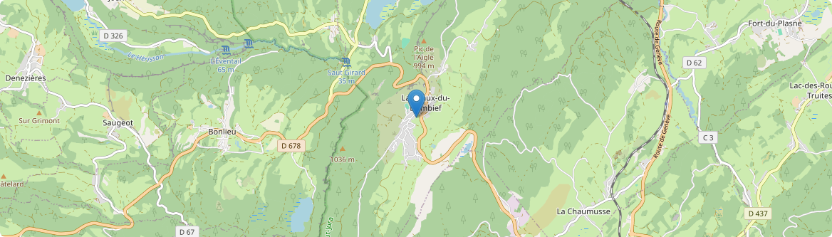 Chaux-du-Dombief - Carte