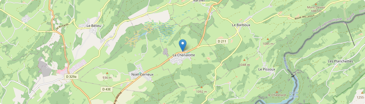 Chenalotte - Carte