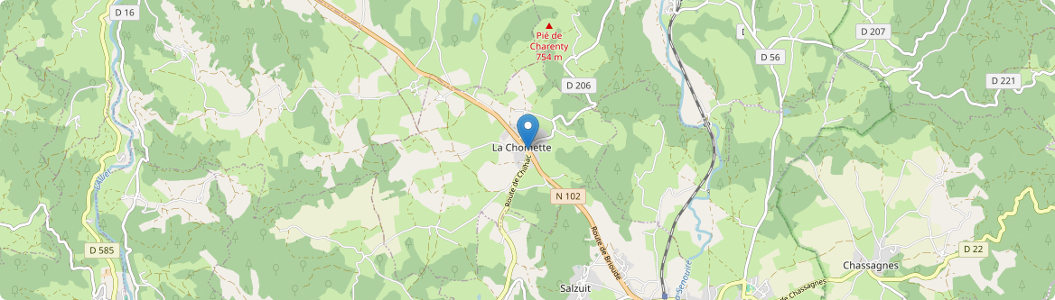 Chomette - Carte