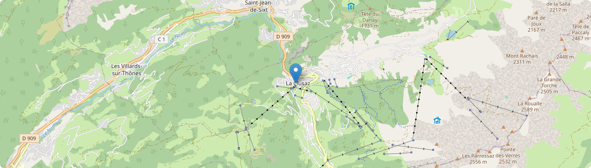 Clusaz - Carte