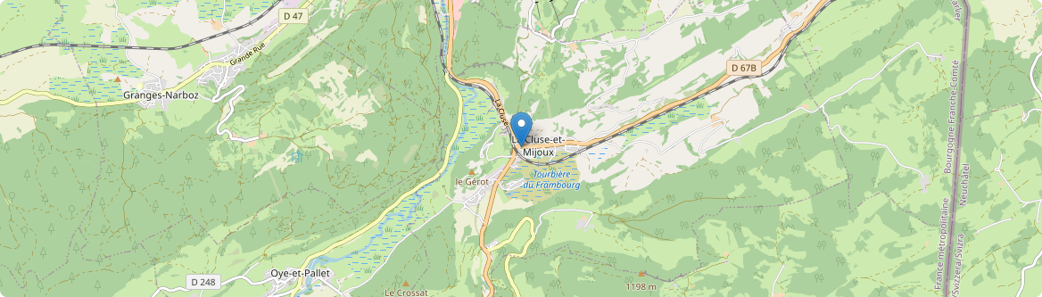 Cluse-et-Mijoux - Carte
