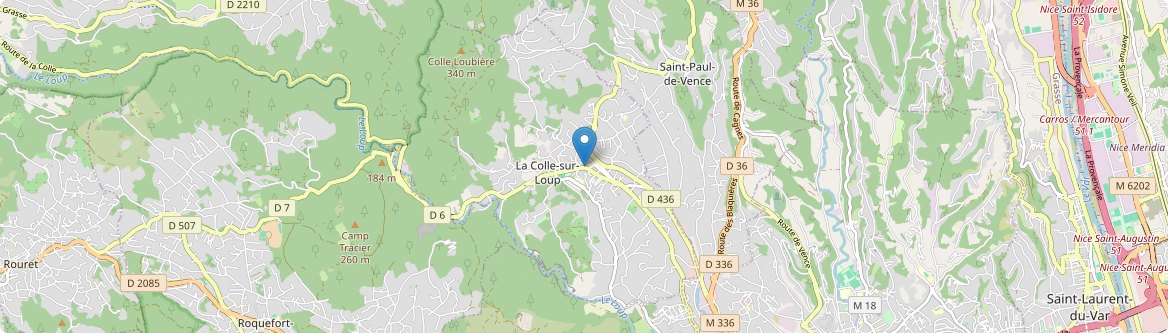 Colle-sur-Loup - Carte